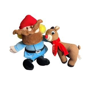 Dan Dee Yukon Cornelius Plush & Rudolph The Red Nosed Reindeer Christmas Plushes